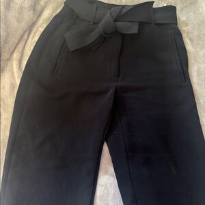 Wilfred Tie Front Pant Black – Size 6 – Aritzia